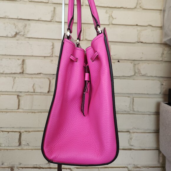 Euc Kate Spade NY Tegan Bright Pink Leather Shoulder Bag - Picture 6 of 15